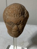 Early Carved Buddhist or SE Asian Carved Head