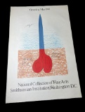 Original Silkscreen Exhibition Poster Claes Oldenburg 1968