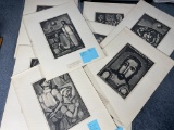 Suite of 10 Wood Engravings - Georges Rouault - Le Passion Series