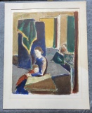 Joseph Floch Austria/New York 'Maternity' 1947 Lithograph in Color