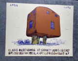 Vintage Exhibition Poster Screen Print 1967 Claes Oldenburg