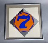 Robert Indiana, Heptagon, 1970, Color Screenprint