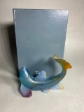 Vintage Art Glass Piece Daum France in Box