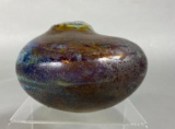 Vintage Art Glass Piece Signed Coleman 1972