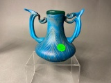 Vintage Unusual Art Glass Piece Nichols Art Glass 1975