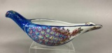 Vintage Copenhagen Pottery Denmark Bird Peacock