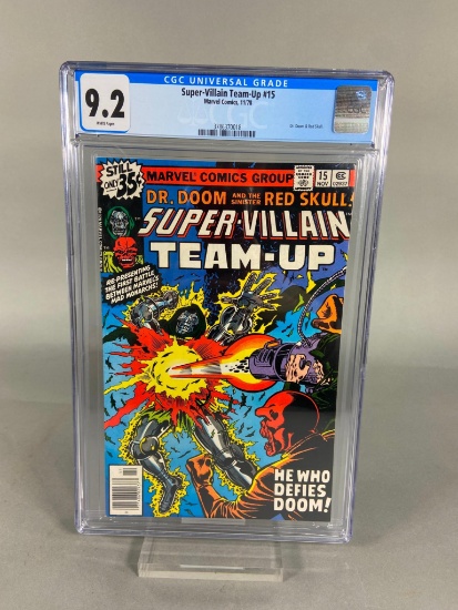 Super-Villain Team-Up #15 11/78 9.2 CGC Universal Grade Marvel Comic Book with White Pages
