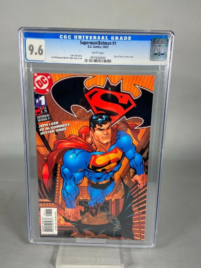 Superman/Batman #1 10/03 9.6 CGC Universal Grade D.C. Comics Book with White Pages