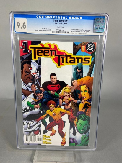 Teen Titans #1 9/03 9.6 CGC Universal Grade D.C. Comic Book with White Pages