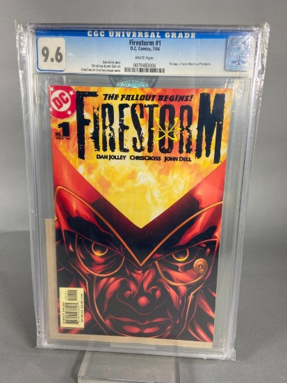 Firestorm #1 7/04 9.6 CGC Universal Grade D.C. Comics White Pages
