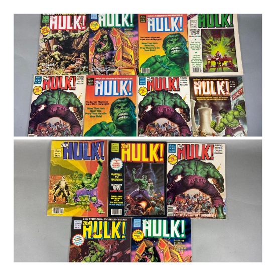 13 The HULK Marvel Comic Books