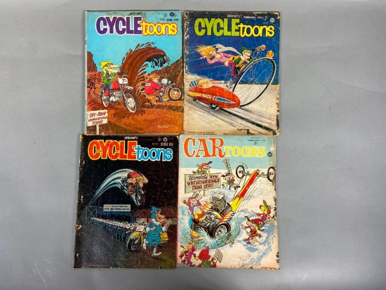 5 Cycletoons Comic Books
