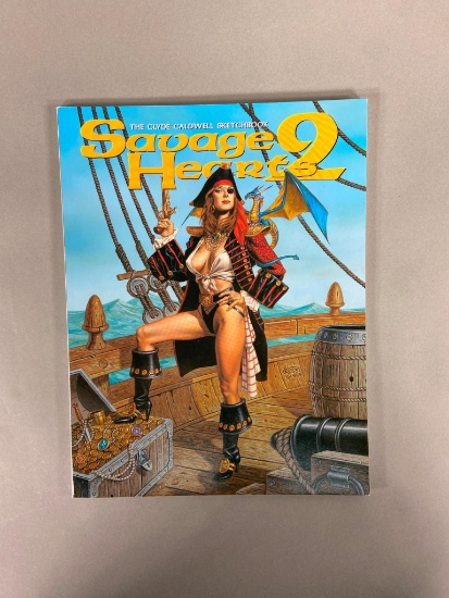 Clyde Caldwell Sketchbook Savage Hearts 2 Book