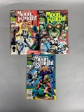 3 Vintage Fist of Khonshu Moon Knight Marvel Comic Books