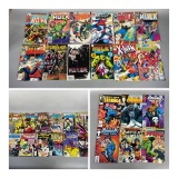 30 Vintage Marvel Comic Books including Hulk, Spider-Man, Wolverine, Doctor Strange & More