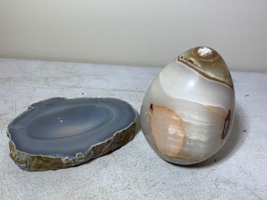 Two Decorative Hard Stone Pieces