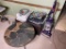 Stools, Lenticular Art, Outdoor/Indoor Table, Two 40 lb Weights