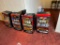 Group Lot of 4 Pachislo Japanese Slot Skill Game Machines with Tokens