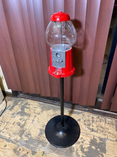 Vintage Style Coin Operated Gumball Candy Machine