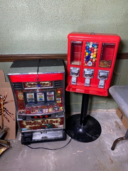 Japanese Magic Pulsar Slot Machine Pachislo Game + Candy Machine with Key