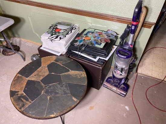 Stools, Lenticular Art, Outdoor/Indoor Table, Two 40 lb Weights