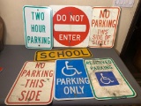 Group of Metal Street Signs
