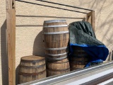 Five Whiskey Barrels