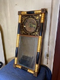 Antique Wall Clock with Dial Partial Mechanism Case