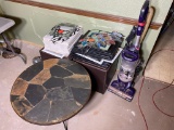 Stools, Lenticular Art, Outdoor/Indoor Table, Two 40 lb Weights