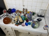 Group of Glass and Resin Paperweights
