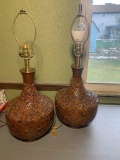 2 MCM Cork Lamps
