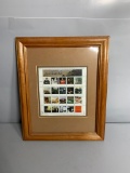 Framed Four Centuries of American Art Stamp Sheet