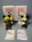 Schylling Repo Mickey Mouse & Minnie Mouse Tin Wind-Up Toys with Boxes