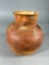 Pre Columbian Pottery Vessel Columbia with Face on Rim