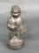 Antique Pewter Hinged Soldier Ice Cream Mold