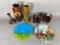 Group Lot of Ceramic, Pottery Retro Pottery Pieces