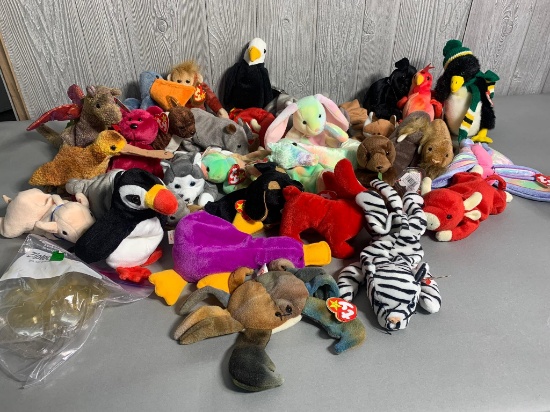 Group of TY Beanie Babies