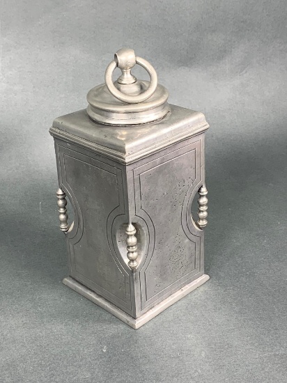 Antique Pewter Screw Bottle Wine Dispenser