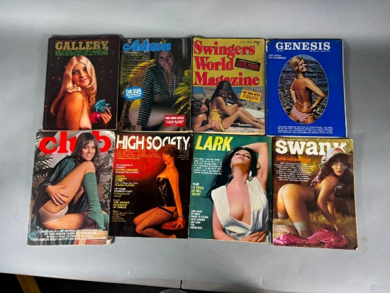 Group Lot of Vintage xxx Adult Magazines