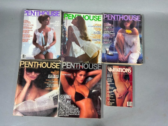 Group Lot Vintage of Penthouse Magazines
