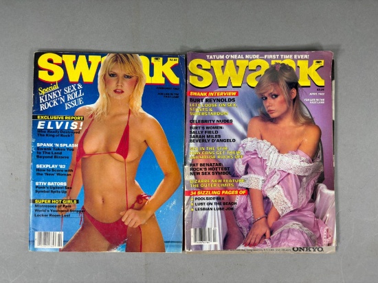 Two Vintage Men's Magazines Swank