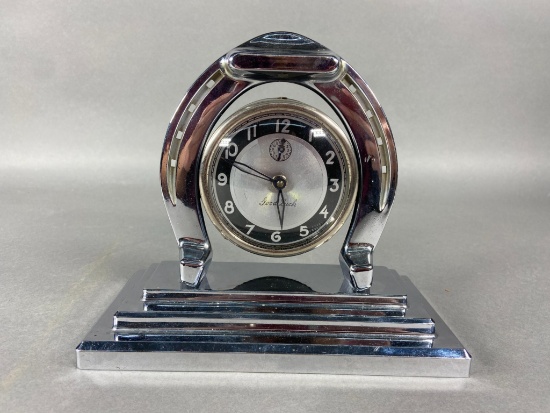 Vintage Horseshoe Mechanical Alarm Clock
