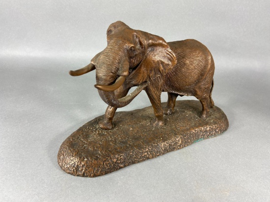 Vintage "Giant of The African Plains" Elephant Statue by Robert Glenn