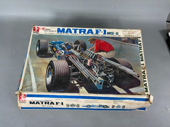 Vintage Matra F-1 MS-2 Plastic Model Assembly Kit 1/12 Scale