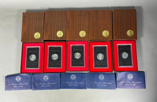 Lot of Silver Coins $1 Coins 10 in All