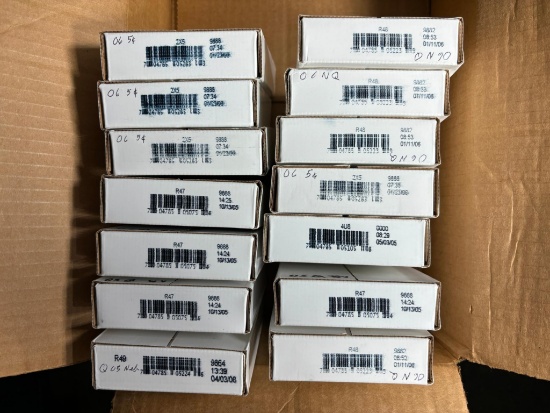 Huge Lot of Uncirculated Sealed Mint Coin Rolls $100 face value Quarters, Nickels