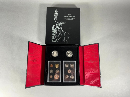 2005 US Mint American Legacy Collection Coin Set including Silver