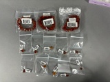 Group Lot of Amber Jewelry in Bags
