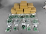 Group Lot of Jade Jewelry Earrings Necklaces Vintage