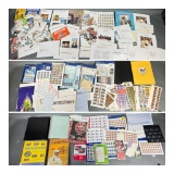 Large Lot of Unused Stamps and More